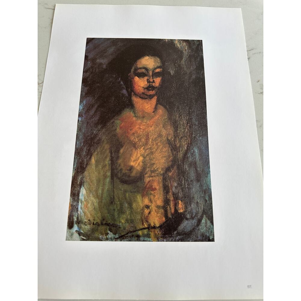 Modigliani, Nude La petite Jeanne, Painting Print, Portrait, Art ~ 250626-WH 365